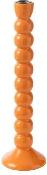J-Line kandelaar mangohout oranje