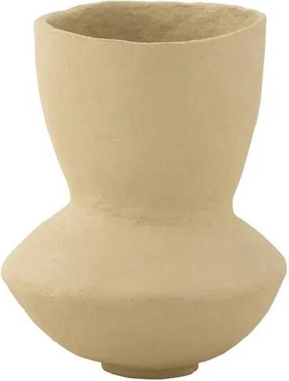 J-Line Pot Archaic Papier Mache Naturel Large 35x35x55cm