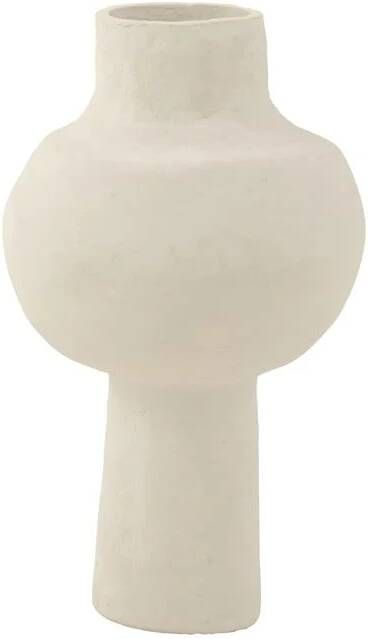 J-Line Pot Original Papier Mache Wit 30x30x50cm