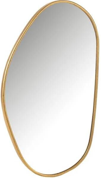 J-Line spiegel Abstract glas goud large 45 x 80 cm
