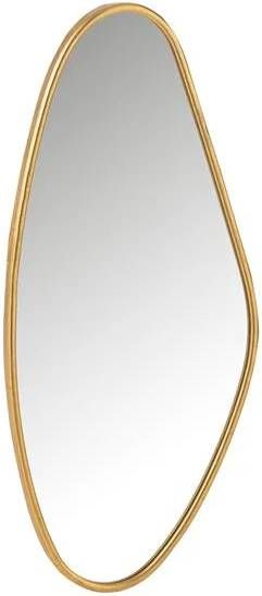 J-Line spiegel Abstract glas goud small 33 x 73 cm
