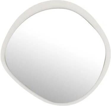 J-Line spiegel metaal|glas wit small Ø 60.5 cm