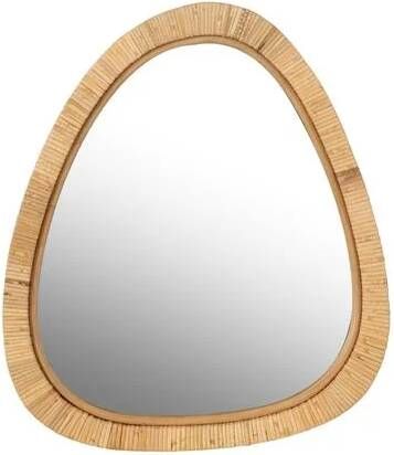 J-Line spiegel Paille jute|glas naturel small 54 x 46.5 cm