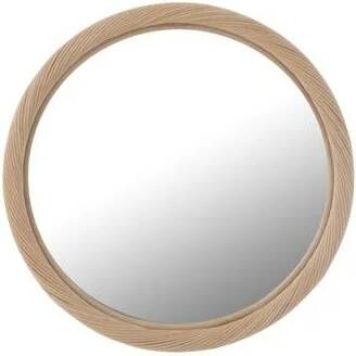 J-Line spiegel Rond rotan|glas naturel small Ø 50 cm