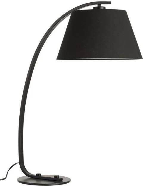 J-Line Tafellamp Boog Metaal Zwart 47x53x29cm