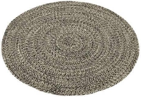 J-Line tapijt Miami Outdoor polyester zwart|wit small