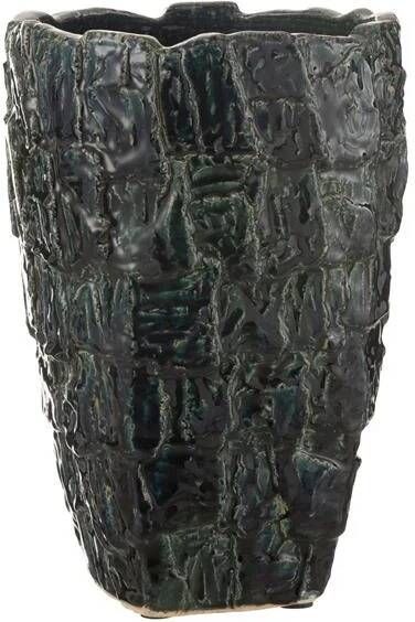 J-Line vaas Aoki keramiek groen large Ø 25 cm