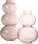 J-Line Vaas Yuan Glas Beige Large Bloemenvaas 36.00 cm hoog - Thumbnail 2