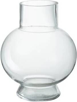 J-Line vaas Bol glas transparant small Ø 18 cm