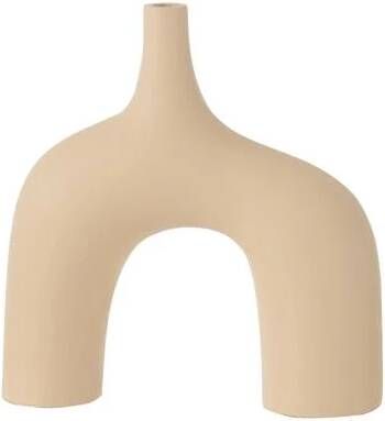 J-Line vaas Camille aluminium beige 75 cm hoog