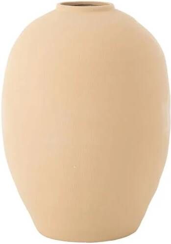 J-Line vaas Cassia Ovaal keramiek beige Ø 39 cm