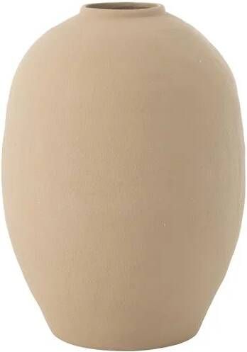J-Line vaas Cassia Ovaal keramiek naturel Ø 39 cm