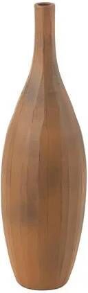 J-Line vaas Fles terra roest small 70 cm hoog