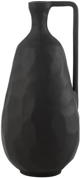 J-Line Vaas Goa Aluminium Zwart Large 16.5x16x35cm