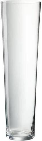 J-Line Vaas Lang Glas Transparant