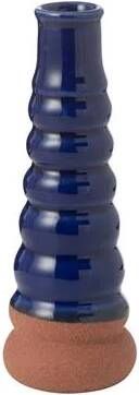 J-Line vaas Leo Buoys porselein blauw 17.5 cm hoog