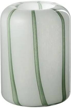J-Line vaas Mimi glas wit|groen small Ø 16 cm