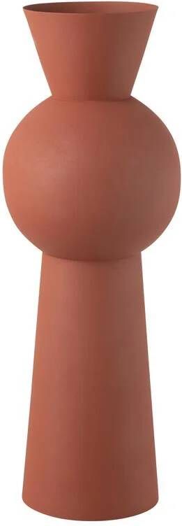 J-Line vaas Nala ijzer roest large 65 cm hoog