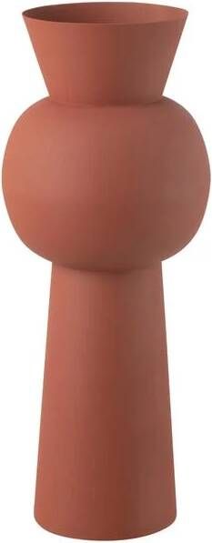 J-Line vaas Nala ijzer roest medium 51.5 cm hoog
