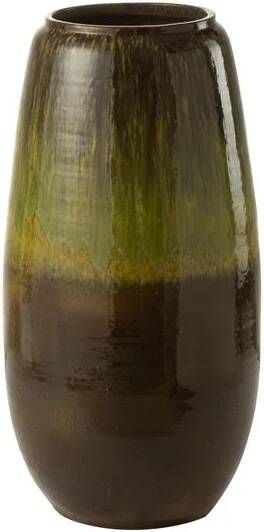 J-Line vaas Olijf keramiek groen small 64 cm hoog
