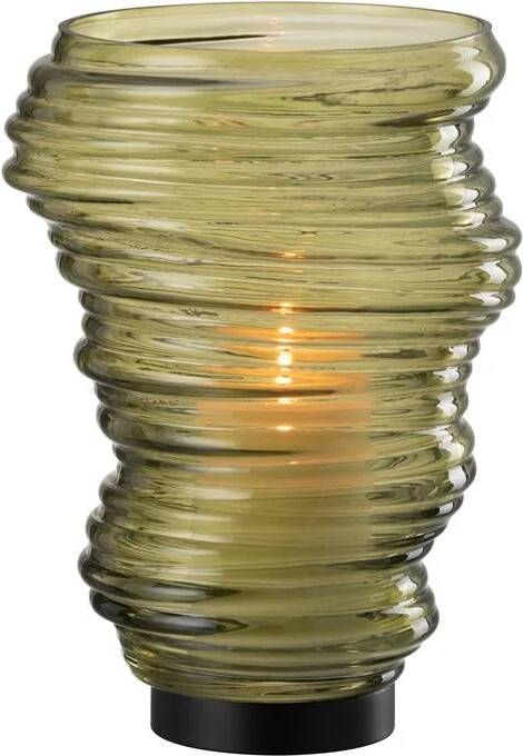 J-Line vaas Tornado glas groen large