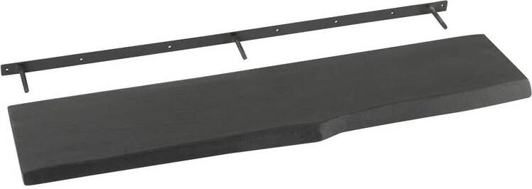 J-Line wanddecoratie Gerard hout zwart large