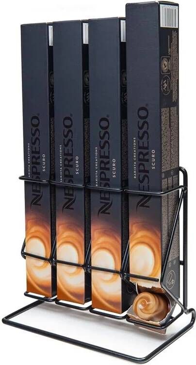 Jay Hill Nespresso Cuphouder Rek Zwart 40 Stuks