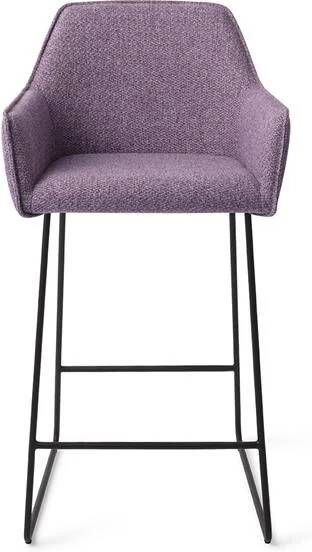 Jesper Home Eetkamerstoel Hofu Barkruk Violet Daisy Slide Black (L)