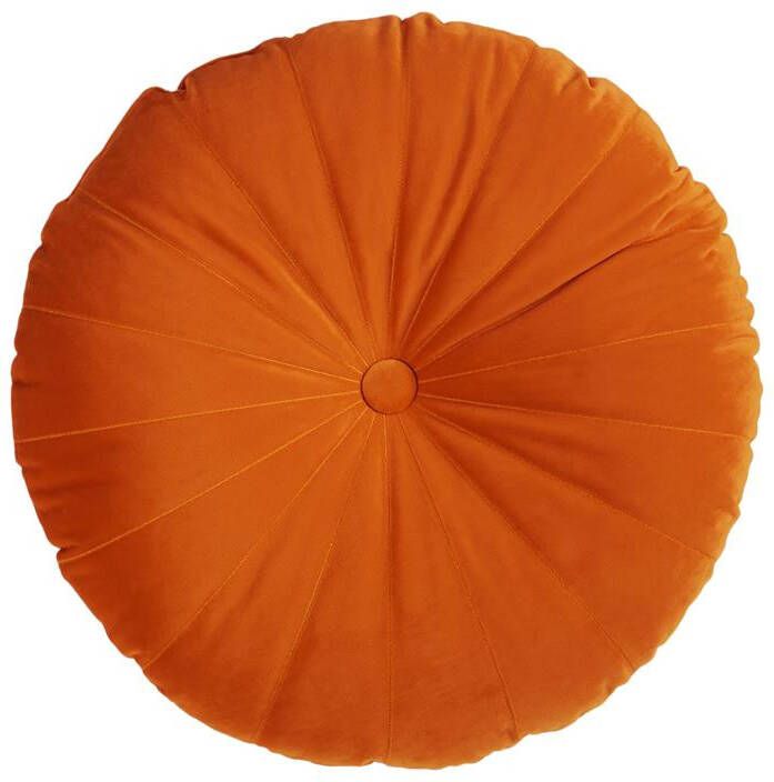 Polydaun KAAT Amsterdam sierkussen Mandarin oranje 40x40 cm Leen Bakker
