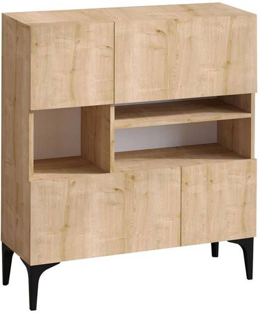 Kalune Design Calicosy Buffetkast KRISTA Eikenlook H125 cm