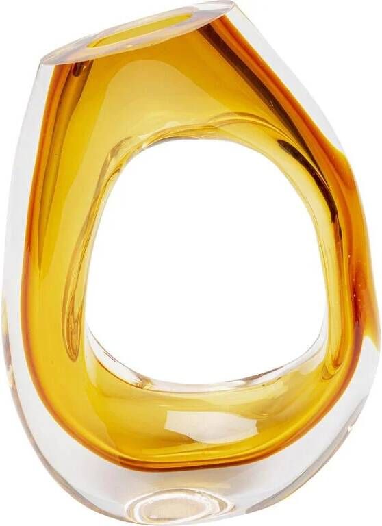 Kare Design Anello Vaas geel 26cm
