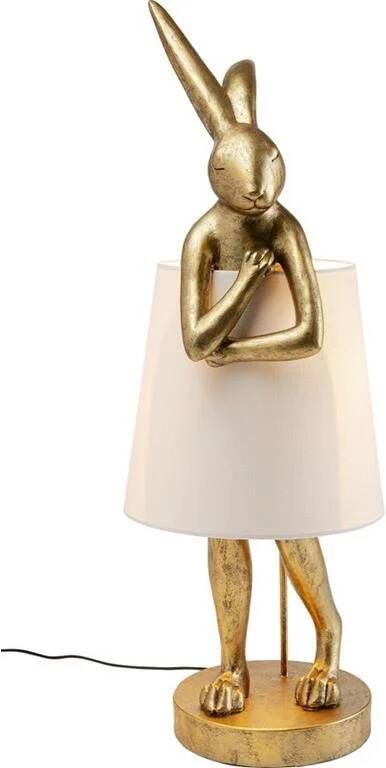 Kare Design Karé Design Tafellamp Vloerlamp Animal Konijn goud XL H 88 cm