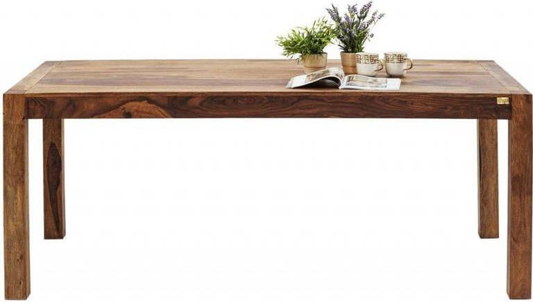 Kare Design Authentico Eettafel 160 X 80 X 75 Cm Sheesham Hout