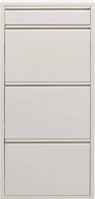 Kare Design Caruso Schoenenkast 3+1 laden creme