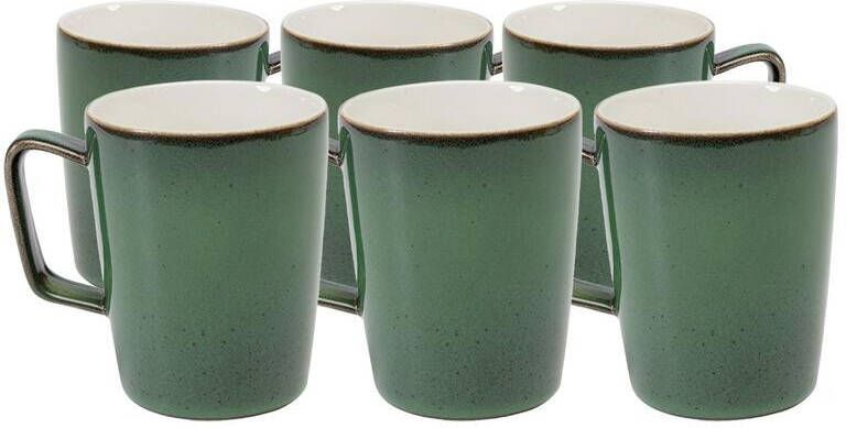 Kare Design Colorino Mokken groen 6st