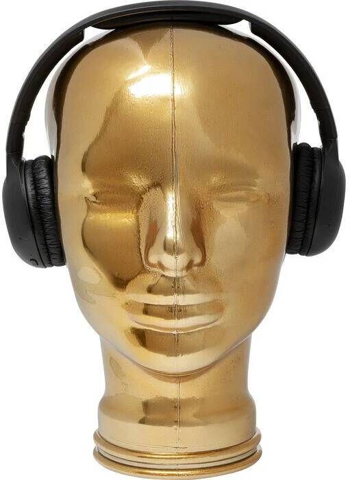 Kare Design Decofiguur Headphone Mount Gold Metallic