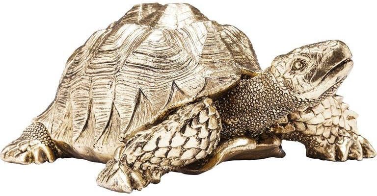 Kare Design Decofiguur Turtle Gold Klein