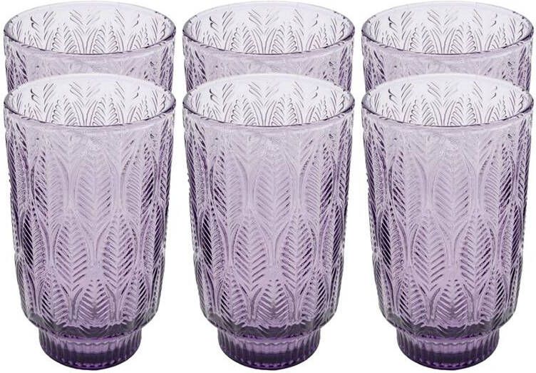 Kare Design Fogli Waterglazen paars 6st