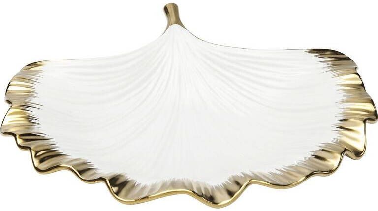 Kare Design Ginkgo Elegance Serveerblad goud bies