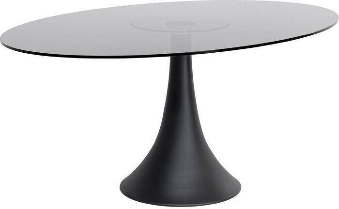 Kare Design Grande Possibilita Ovale Tafel Smoke Glas 180 Cm