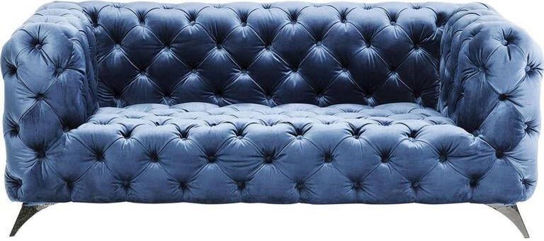 Kare Design Kare Bank Look Velvet Blue