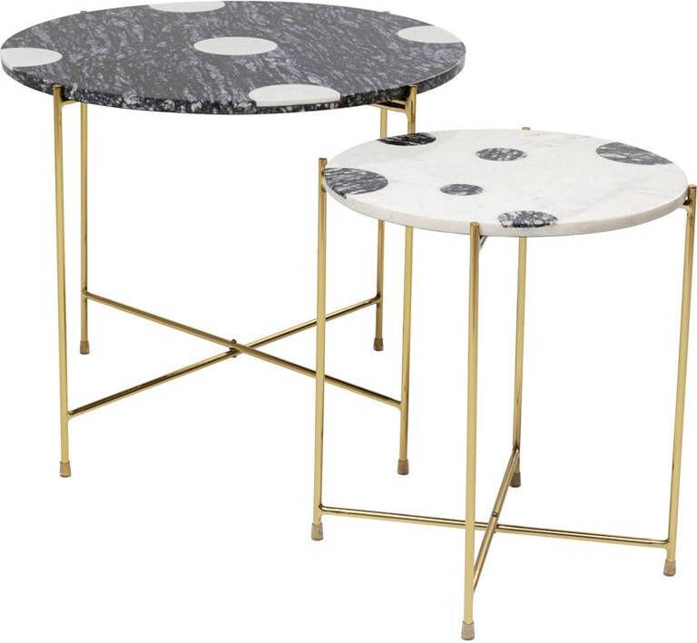Kare Design Kare Bijzettafel Amba (Set van 2)