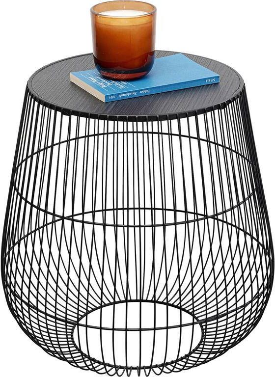 Kare Design Kare Bijzettafel Beam Black 40cm
