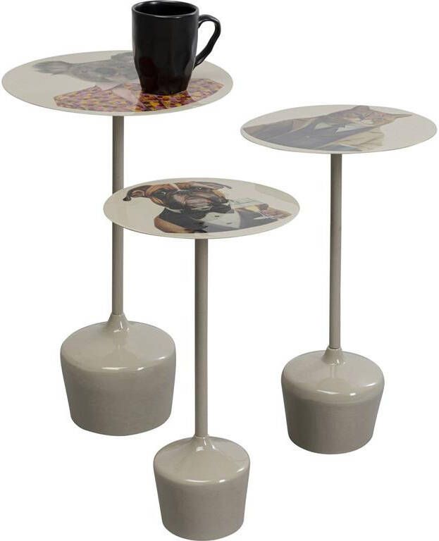 Kare Design Kare Bijzettafel Business Animal (3|set)