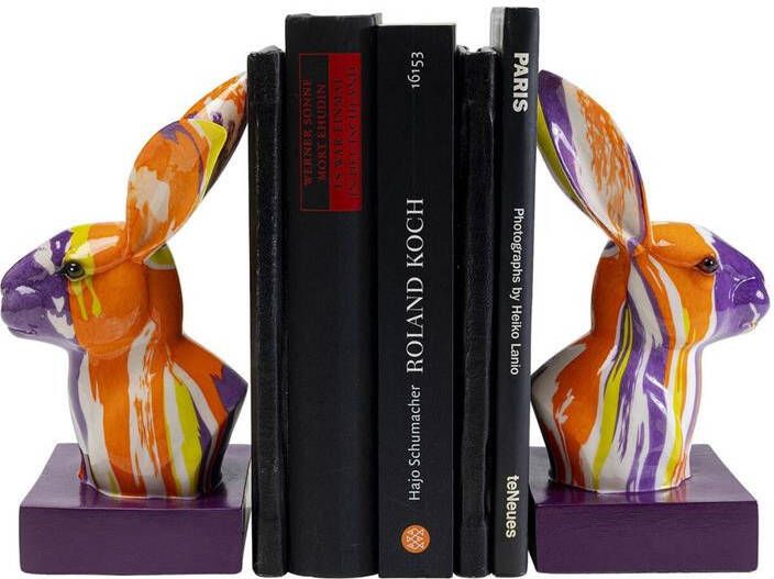 Kare Design Kare Boekensteun Rabbit Holi (Set van 2)