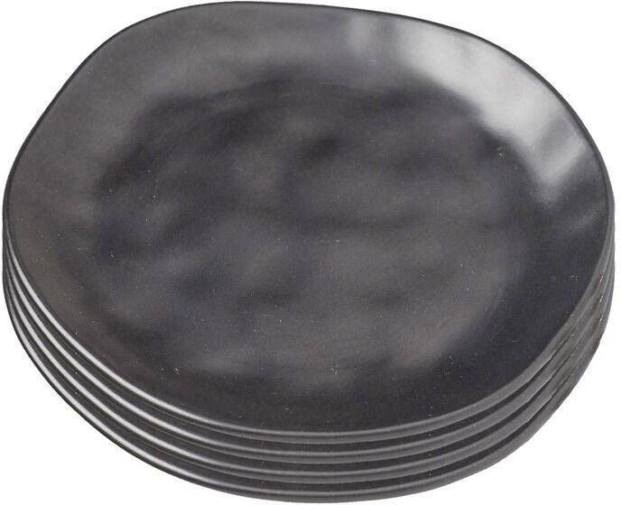 Kare Design Kare Bord Organic Black Ø26cm