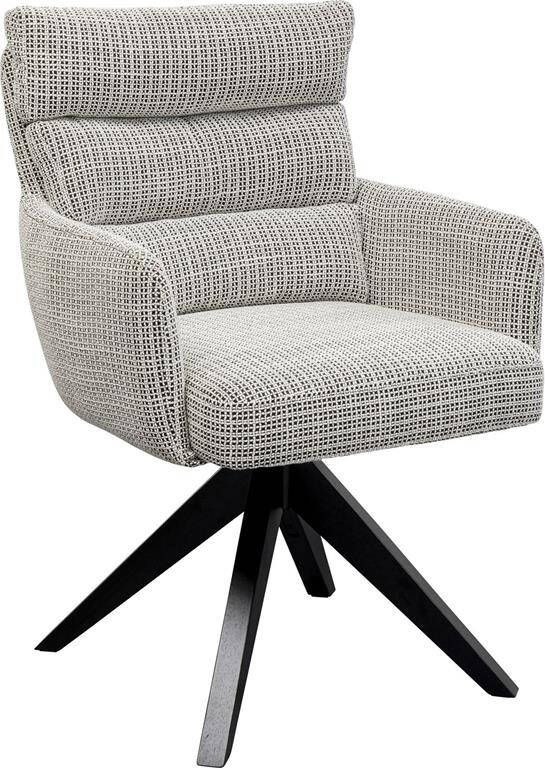 Kare Design Kare Draaibare Fauteuil Bosse Black
