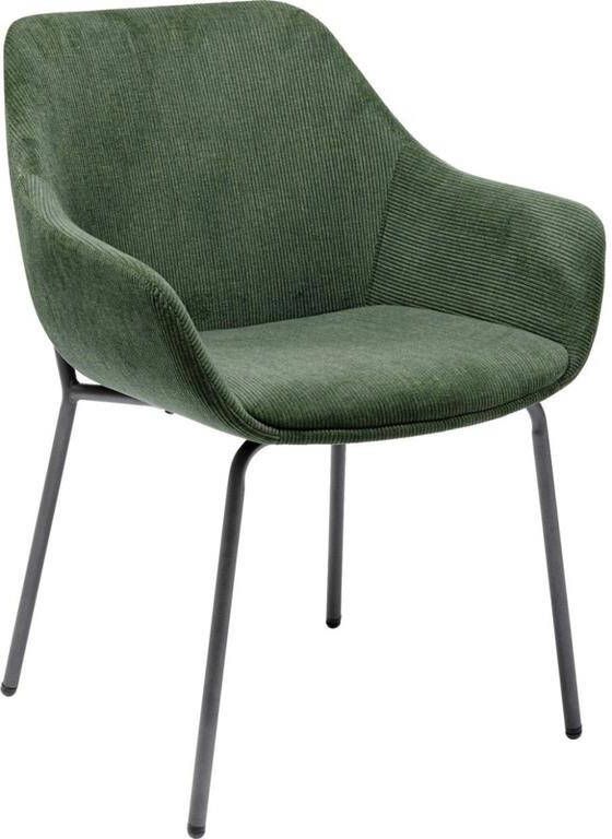 Kare Design Kare Eetkamerstoel Avignon Green Armleuning