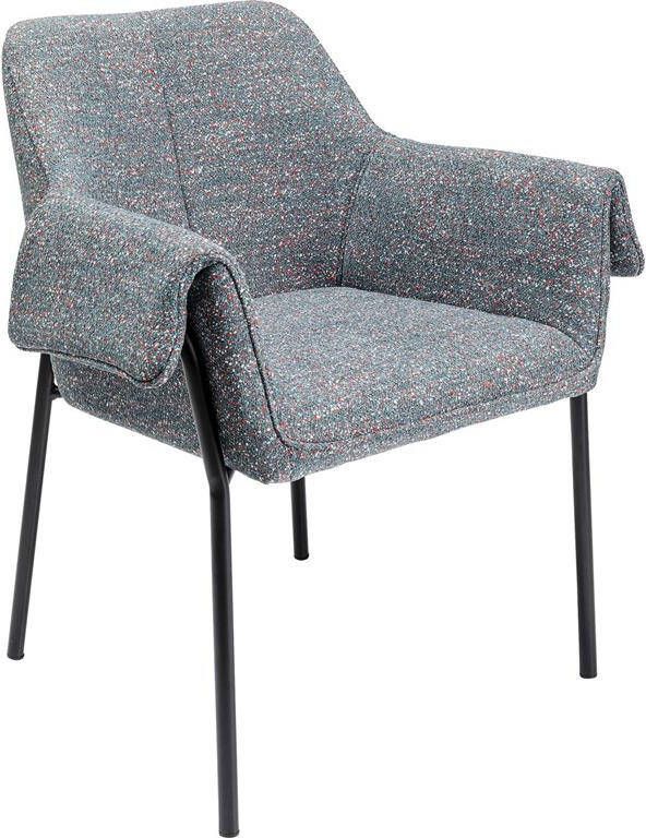 Kare Design Kare Eetkamerstoel Bess Grey Flitter