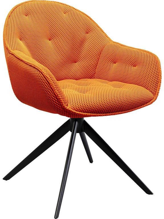 Kare Design Kare Eetkamerstoel Carlito Mesh Orange